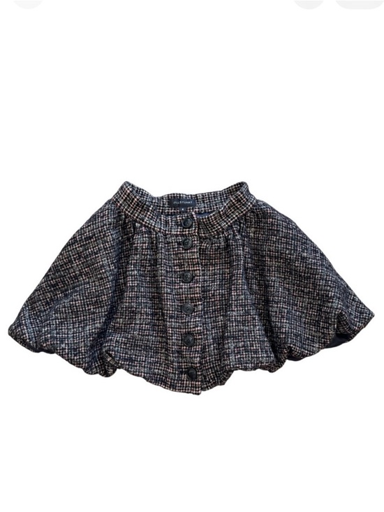 Jill Stuart Dresses & Skirts - Jill Stuart Tweed Bubble Black,Red and White Mini Skirt with Button Front